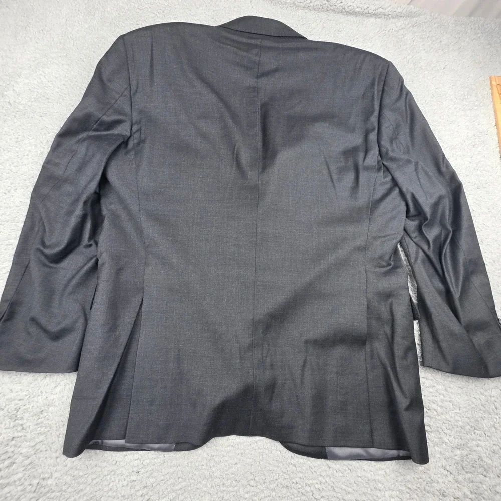Peter Millar Sport Coat Mens 46R Charcoal Gray 100% Wool 2-Button Blazer‎ Canada